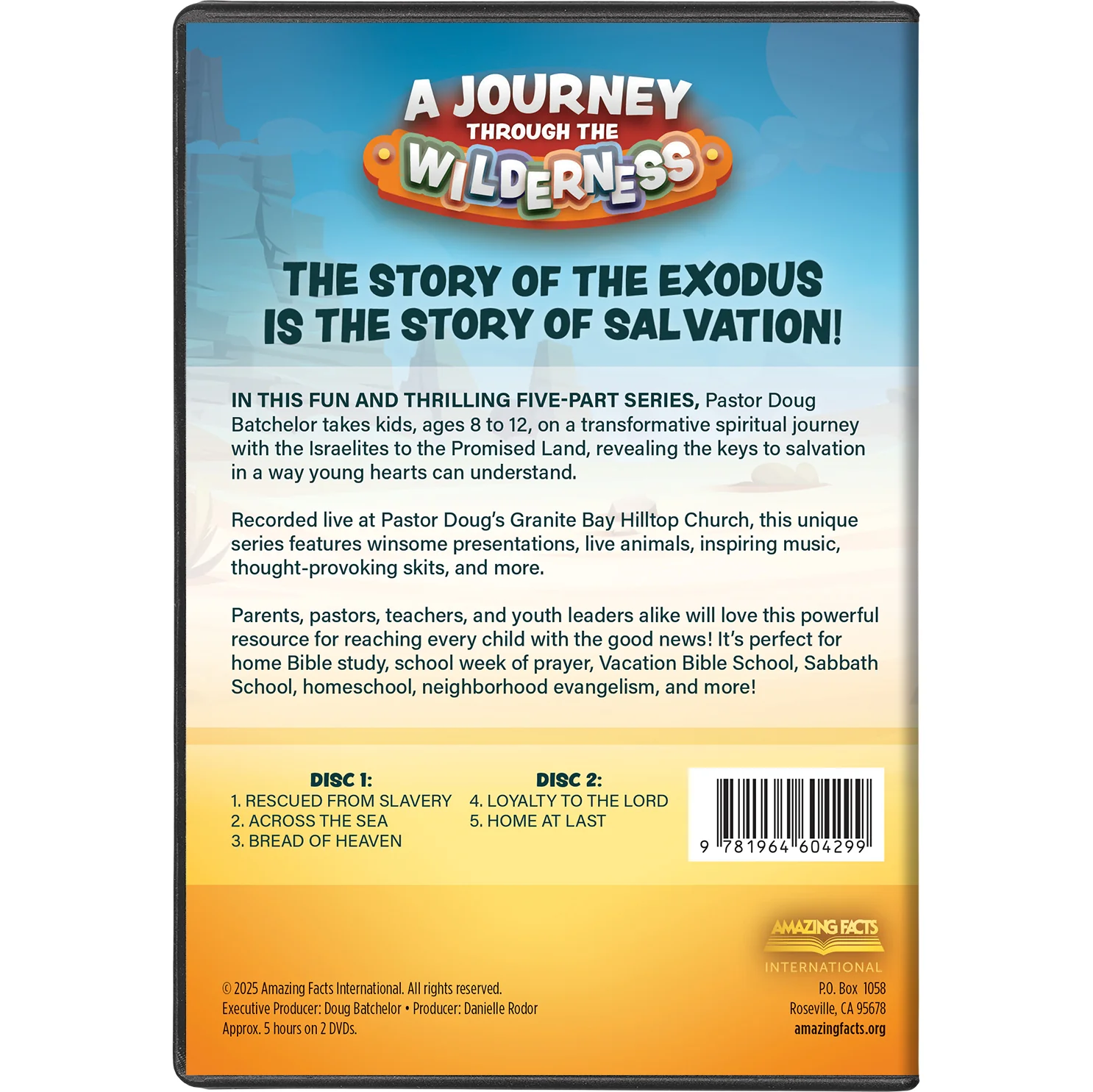 A Journey Through the Wilderness DVD Series by Doug Batchelor - Image 3