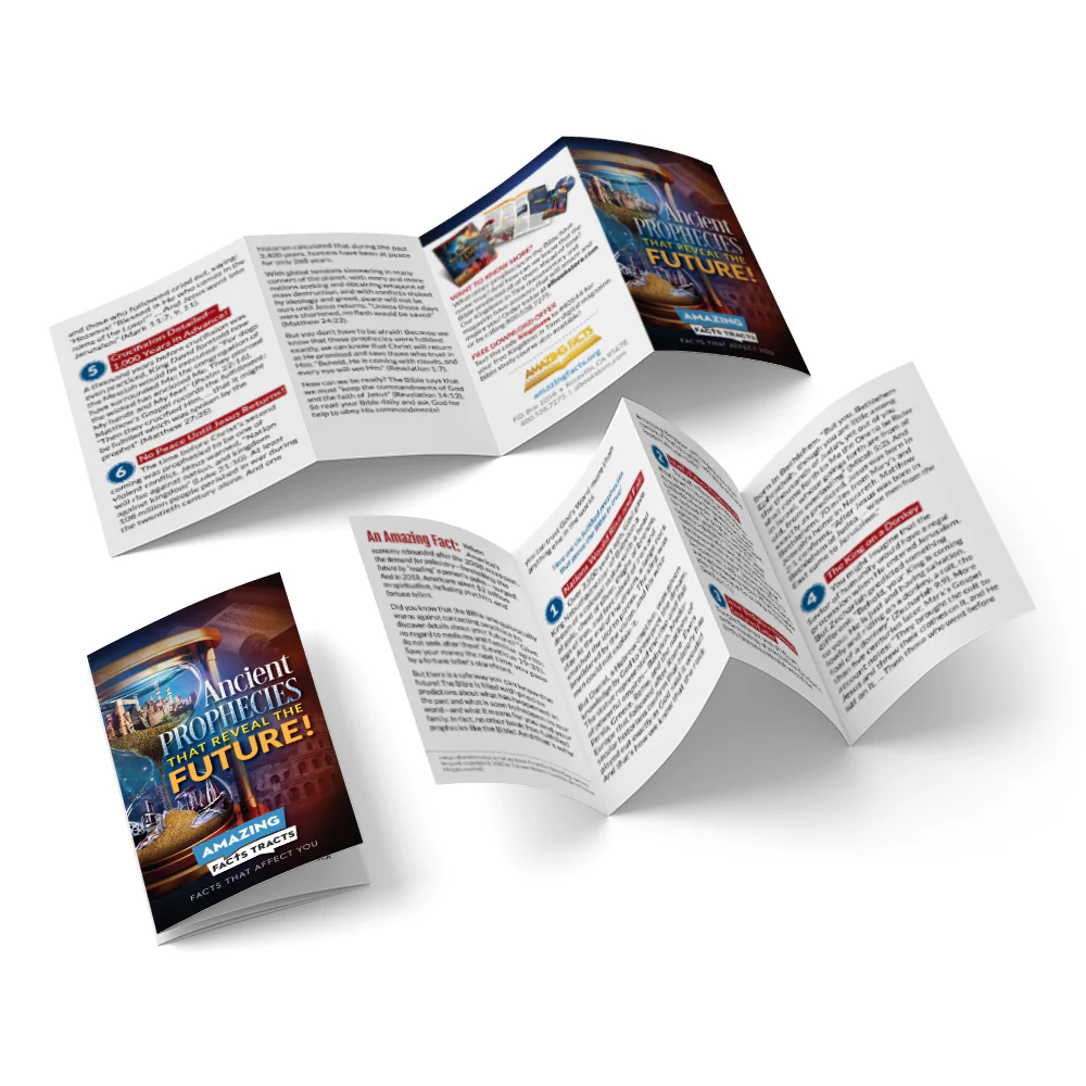 Afacts Tracts (100/pack): Ancient Prophecies that Reveal the Future! by Amazing Facts - Image 2