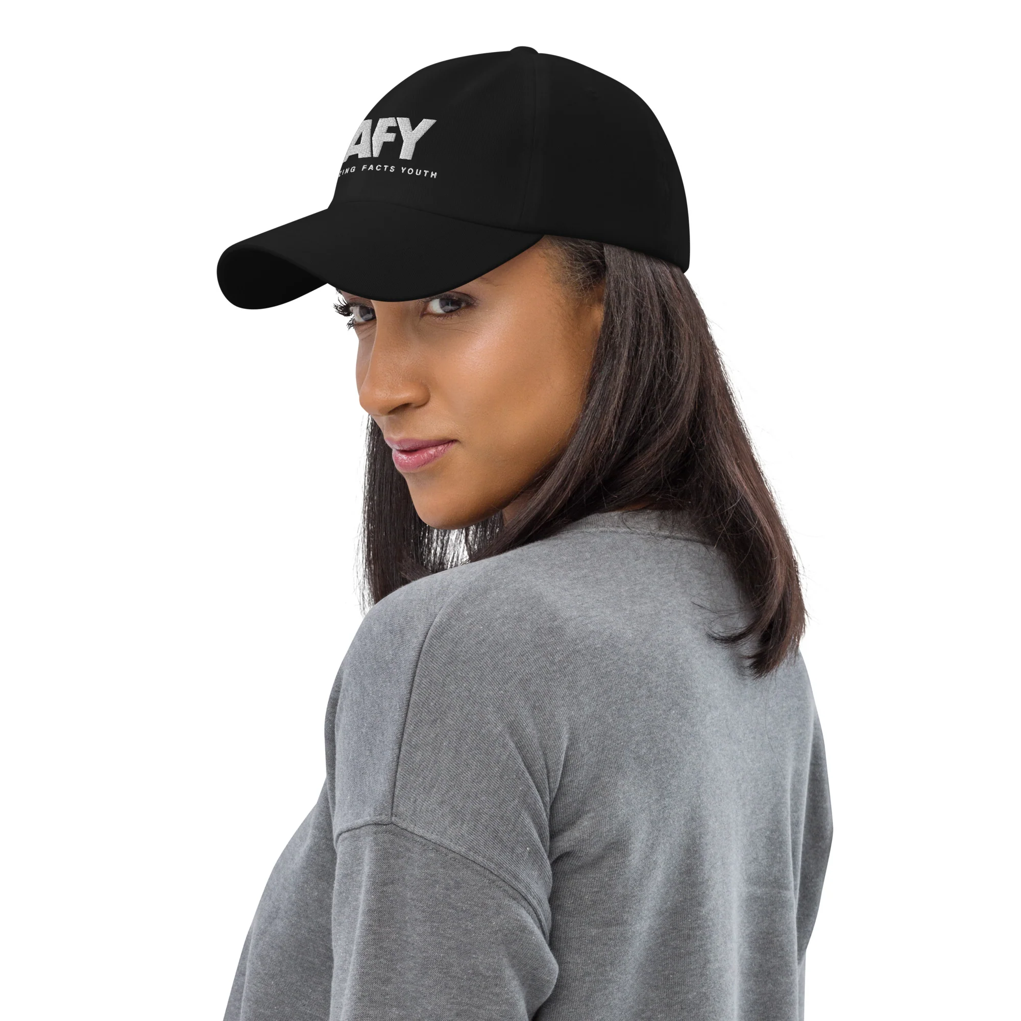 AFY Dad Hat White Logo - Image 7