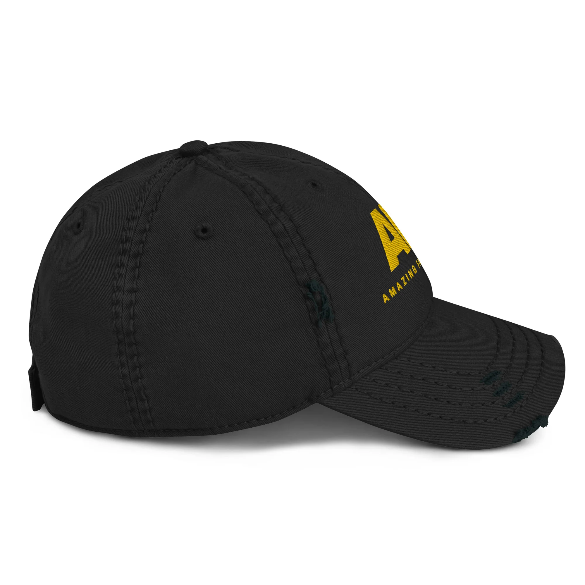AFY Distressed Dad Hat Gold Logo - Image 4