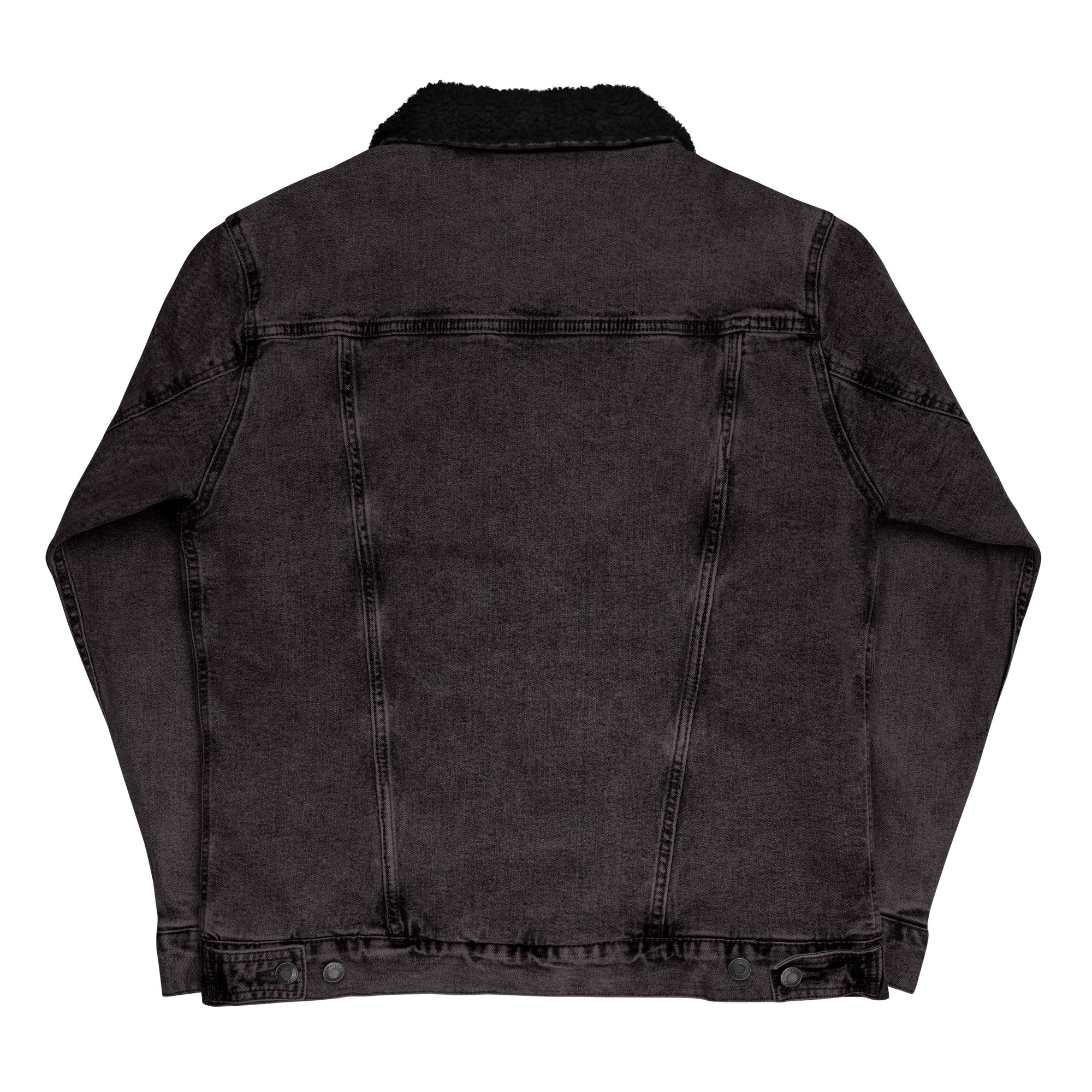 AFY Unisex Denim Sherpa Jacket - Image 7