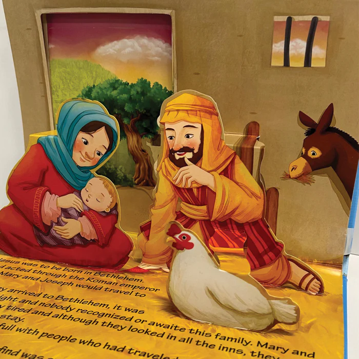 The Birth of Baby Jesus, Bible Stories Pop-Up Book by Safeliz Publishing - Image 4