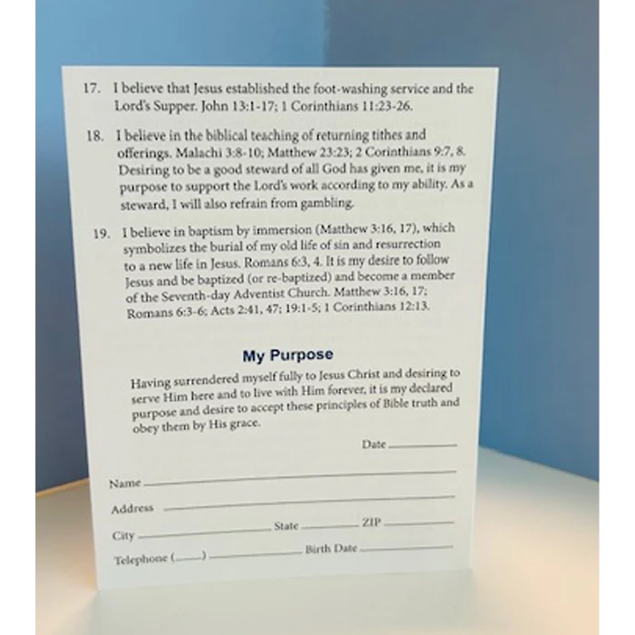Baptismal Clearance Cards (Sold Individually) - Image 3