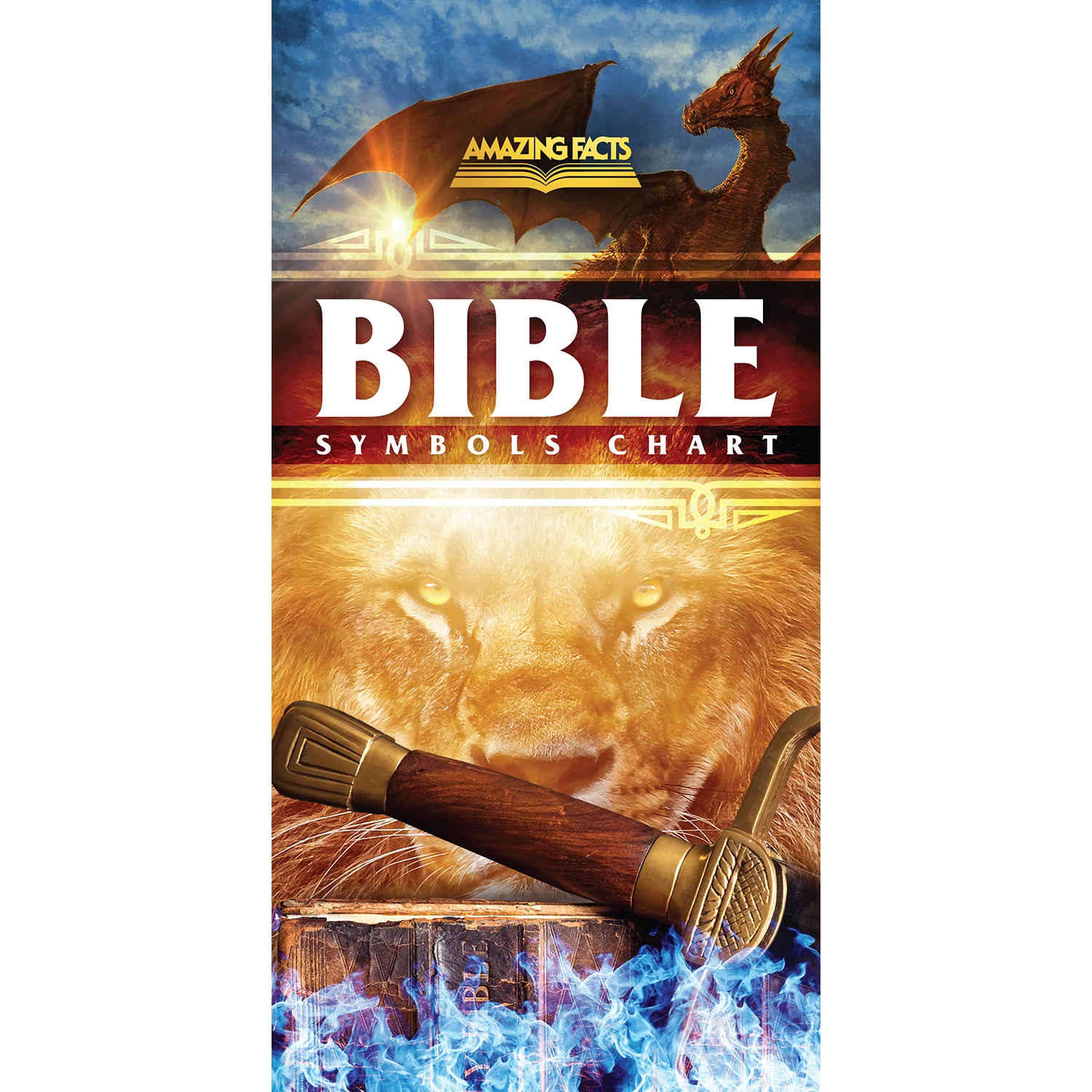 Bible Symbols Chart Foldout: Symbols and Numbers of the Bible by Amazing Facts - Image 2