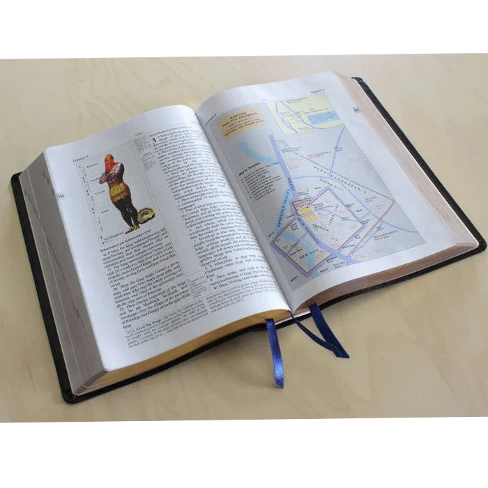 Academy Study Bible (Blue Leatherette) EGW Comm with Greek & Hebrew Dictionaries by OA Publishing - Image 2