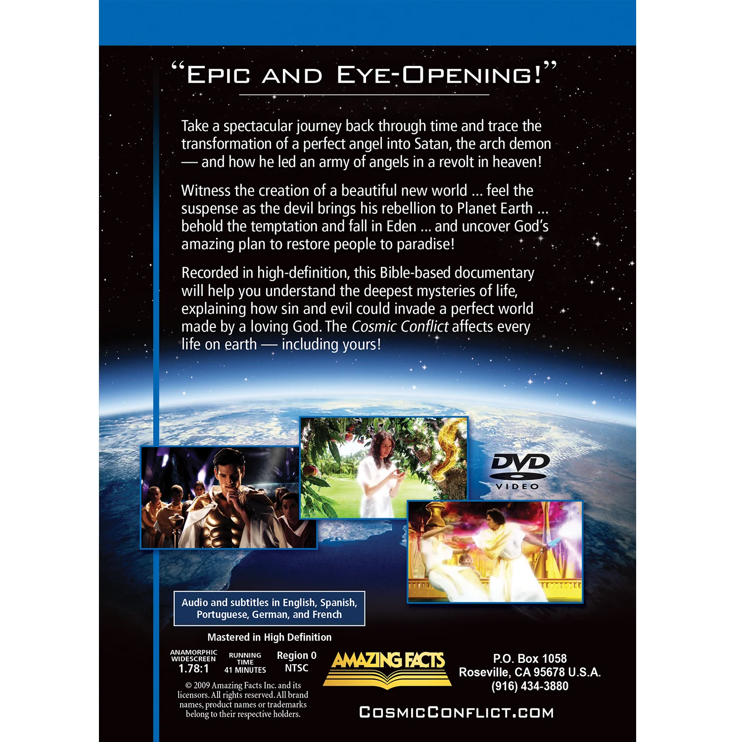 Cosmic Conflict: The Origin of Evil DVD (Sharing Edition) by Doug Batchelor - Image 4