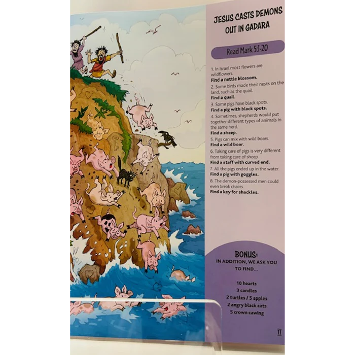 Find Me If You Can! Jesus Miracles- Search Activity Book by Safeliz - Image 3