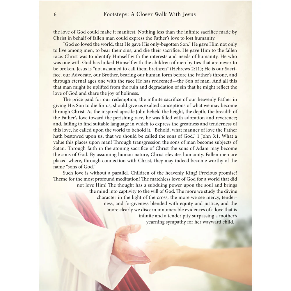 New Cover! Footsteps: A Closer Walk With Jesus (Steps to Christ) by Ellen White - Image 6