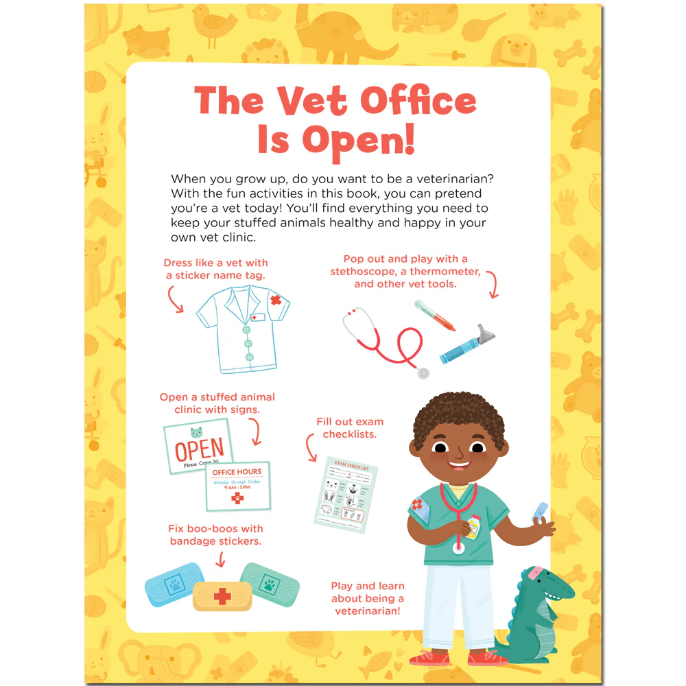 I Want to Be A Vet Activity Book: Includes 100 Stickers and Pop-Outs by Storey Publishing - Image 3