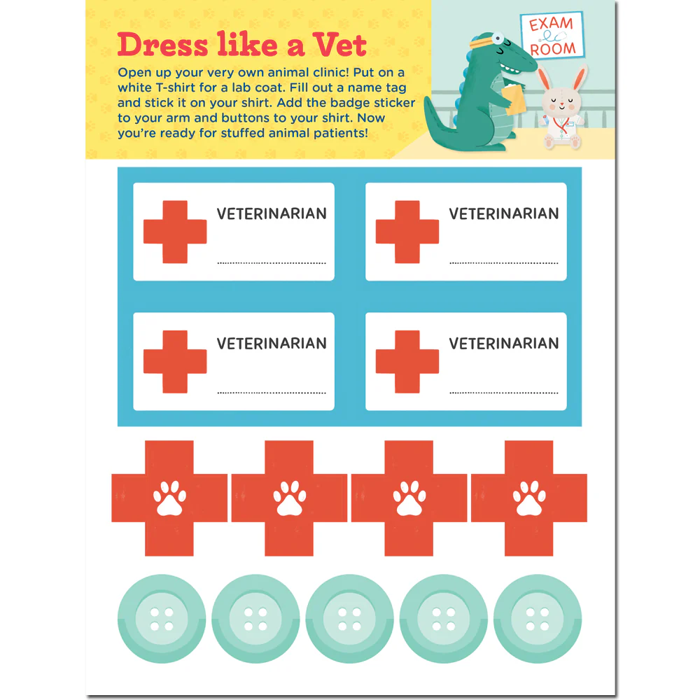 I Want to Be A Vet Activity Book: Includes 100 Stickers and Pop-Outs by Storey Publishing - Image 4