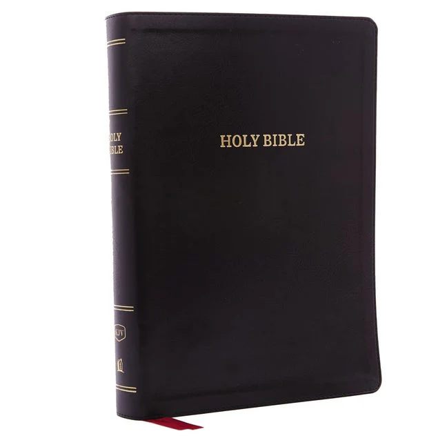 KJV Super Giant Print Deluxe Reference Bible Black Leathersoft by Thomas Nelson - Image 3