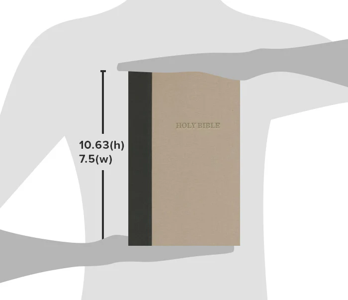Clearance - KJV Super Giant Print Reference Bible (Thumb-Indexed) Black Leather-look by Thomas Nelson - Image 5