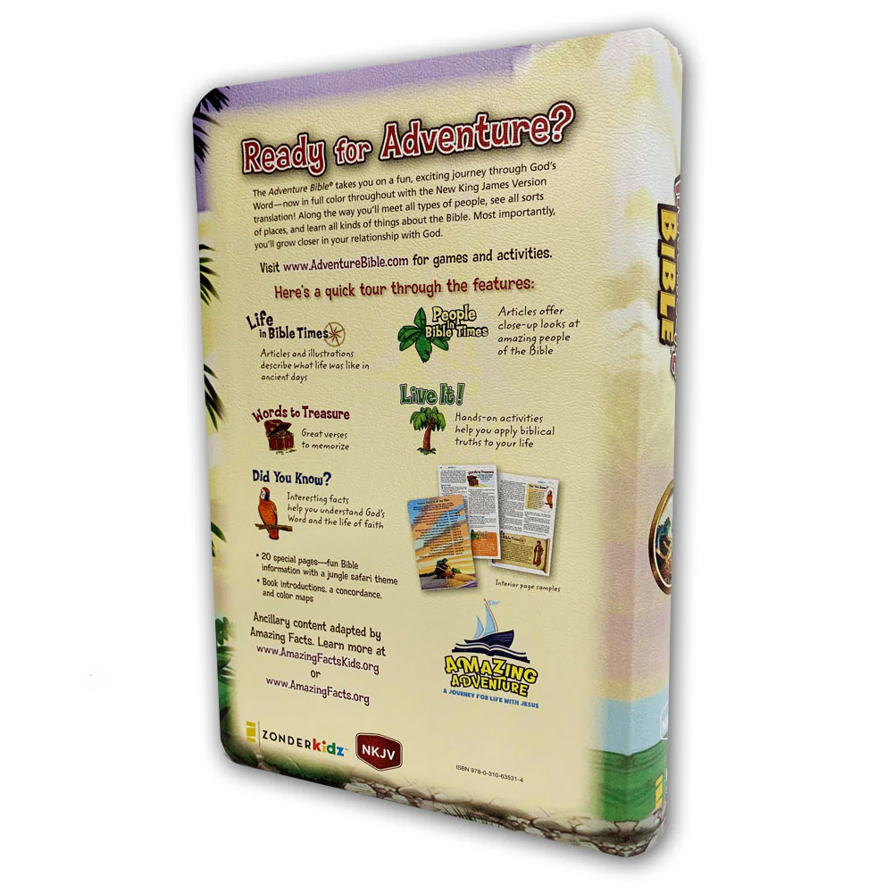 NKJV Adventure Bible for Kids (Softcover) by Amazing Facts - Image 3