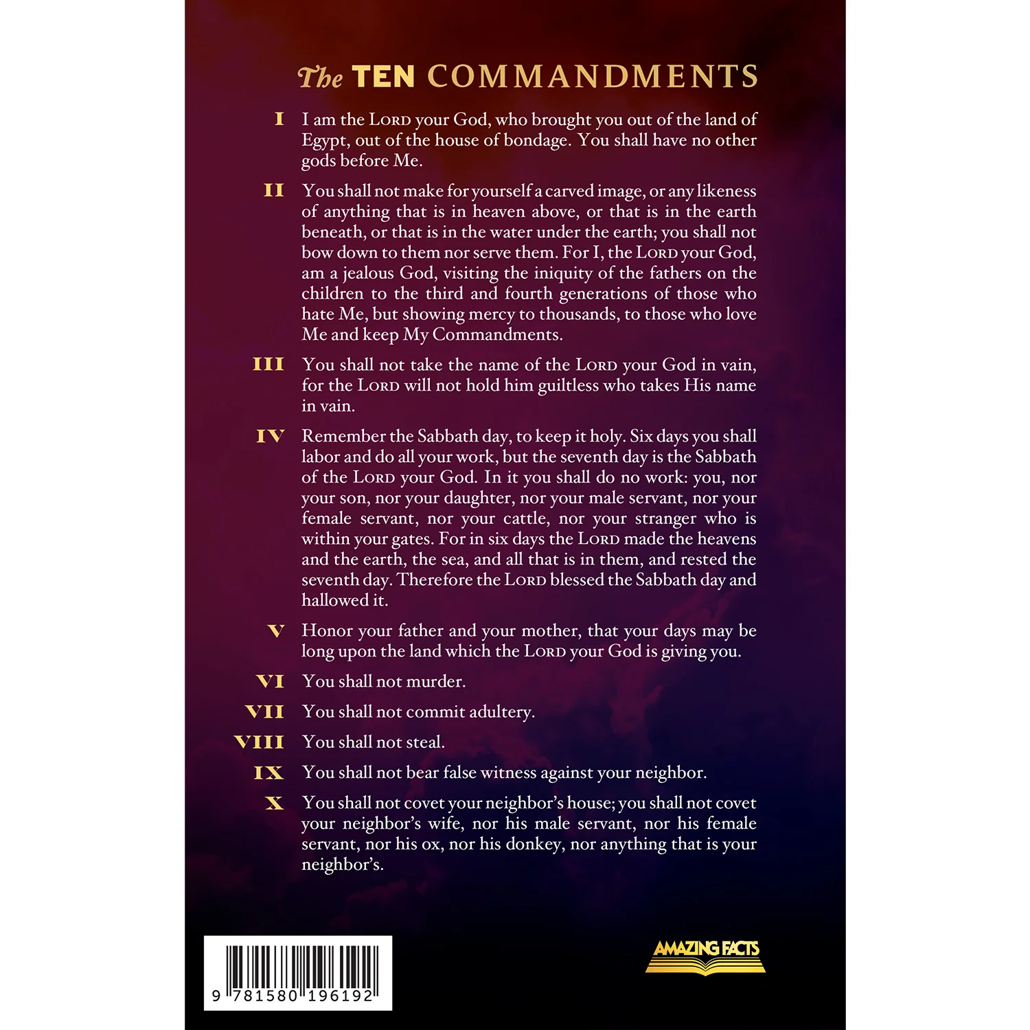 The Ten Commandments: Study Guide by Amazing Facts - Image 3