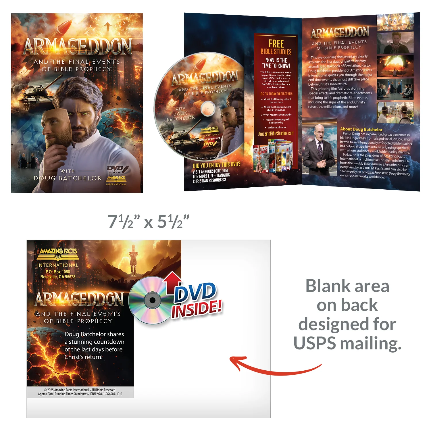 BRAND NEW! Armageddon and the Final Events of Bible Prophecy Documentary DVD (Sharing Edition) by Pastor Doug Batchelor - Image 3